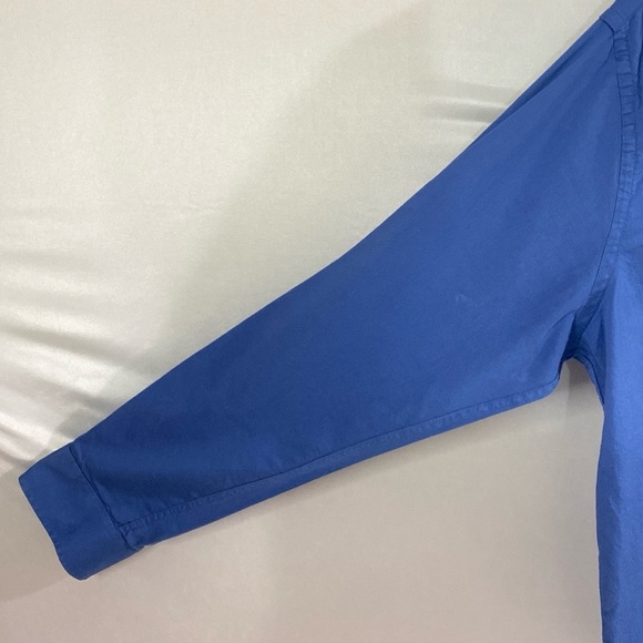 Michael Kors Men's Extra Large Blue Slim Fit Button Down Long Sleeve Dress Shirt - Picture 3 of 12